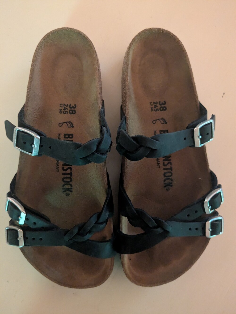 Birkenstocks Black Size 38